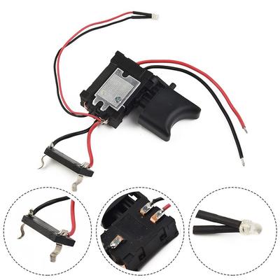 1pc Trigger Switch Electric Cordless Drill 16A 7.2V-24V Push Button Metal