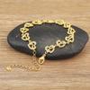 Nidin New Arrival Elegant Flower/Airplane/Star/Heart Shape Shiny Zircon Chain Bracelets Adjustable Accessories Jewelry For Women