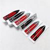1Pair V W R/R Line Logo Car Side Fender Emblem Badge Sticker Car Styling Accessories