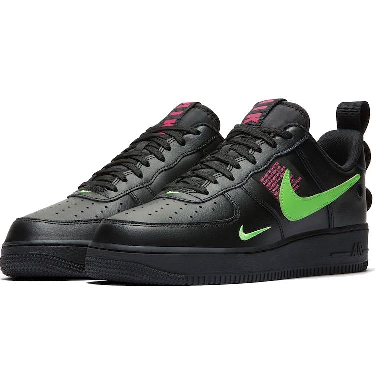 Nike Air Force 1 Low Utility Black Hyper Pink Scream Green CQ4611-001