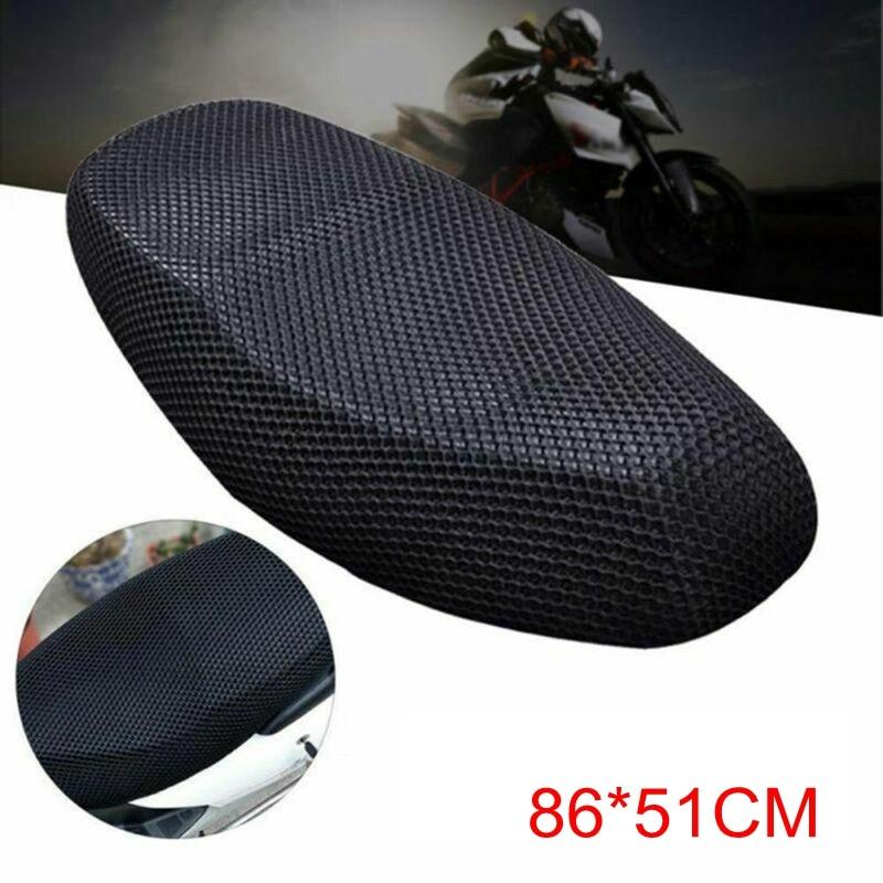 

Breathable Cool Mesh Motorcycle Seat Covers Cushion Anti-slip For Nmax 2023 Accessories Pcx 150 Accessories чёрный