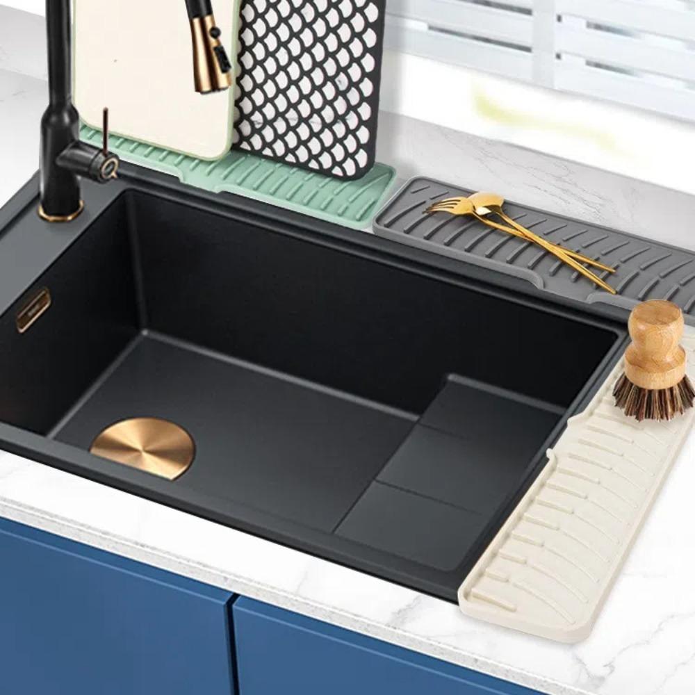 Anti-spray Sink Splash Guard Silicone Drainage Mat New Bathroom Drainage Pad Kitchen