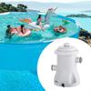 Pool Filter Pump 330 GPH Paddling Pool Electric Water Pump With 2 Pool Filter Cartridge Pool Pumps