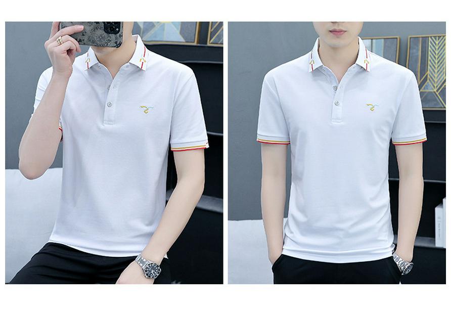 2026 Men's Short Sleeve Polo T-Shirt, New Style Lapel Casual Top
