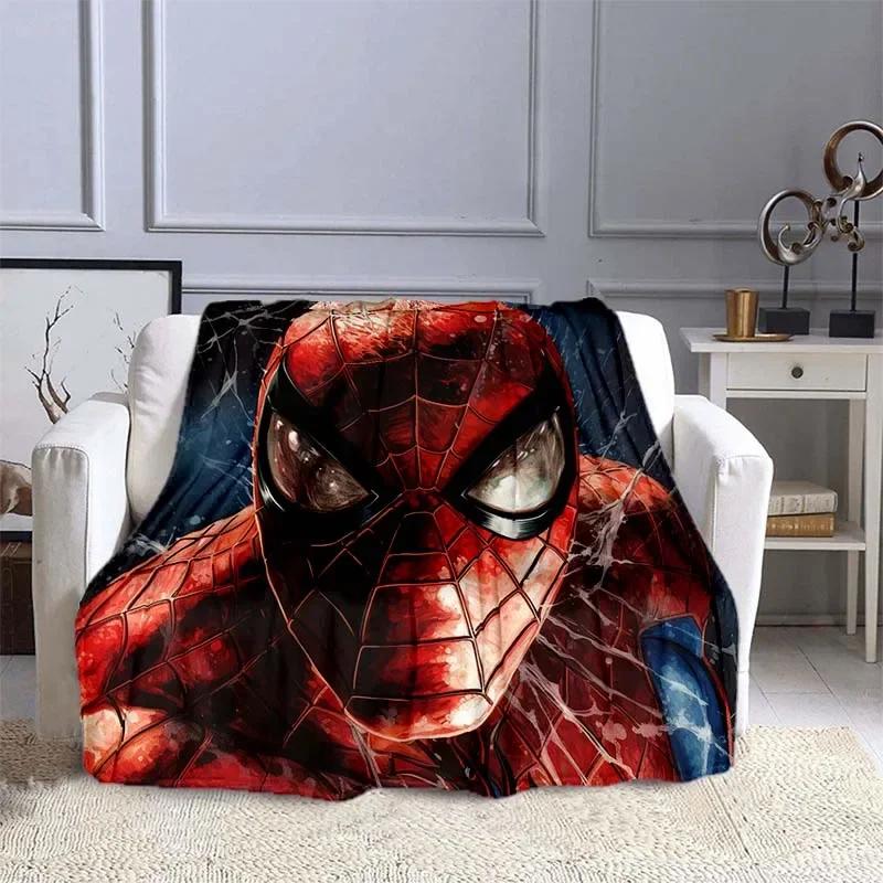 Marvel SpiderMan Printed Throw Blanket Soft Warm Bedding in Sizes for Kids Adults Ideal for Bed Sofa Outdoor Travel