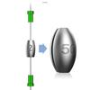 Olive Japanese Open Lead Sinker Set for Raft Fishing - Newbie Offer 0.01