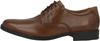 Clarks Tilden Plain Dark Tan Leather Business and Size Cm Men's Lace-Up Shoes, Lightweight, Breathable, Comfortable, 28.0 [Used]