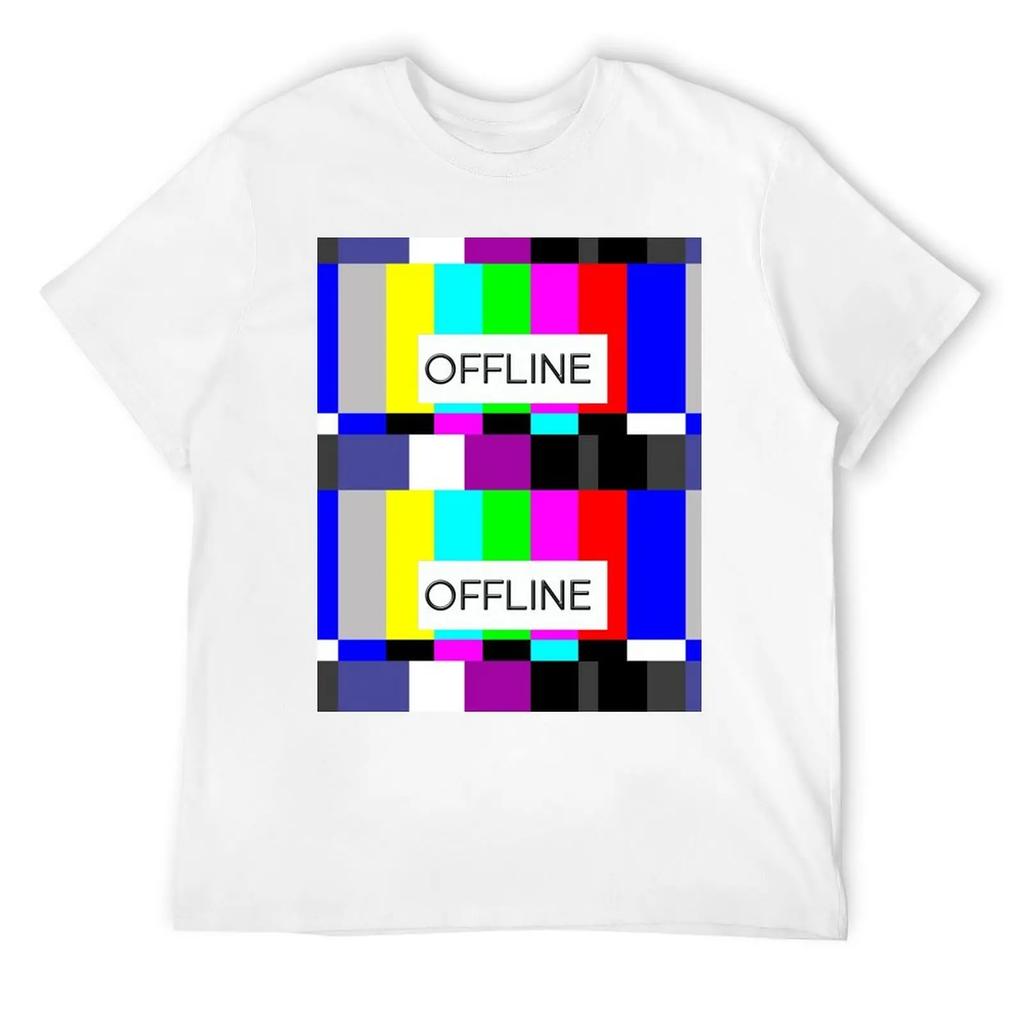 Oflline T-Shirt Cheap Stuff Plus Size Clothes Plain Graphic Tee Shirt T-Shirts For Men Cotton