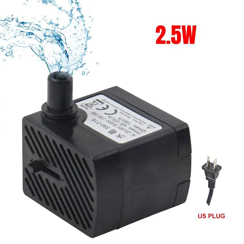 Pompa per fontana solare da 2,5 W, con 6 ugelli e tubo dell'acqua da 4 piedi, pompa ad energia solare per abbeveratoio per uccelli, stagno, giardino e altri luoghi