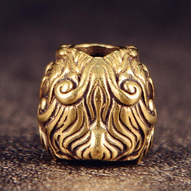 Snake Head Swords Pendant Jewelry Snake Tube Beads Pendant Backpack Decoration for Rope Braiding Umbrella Lover