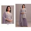 Pákistánský návrhář Indický top Sharara oblek Bollywoodské párty oblečení Salwar Kameez VAG-1782