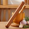 Holz-Nudelholz Natürliches Massivholz Mehrzweck-Teigroller Antihaft-Küchenwerkzeug für Fondant Kuchenboden Kekse Brot Pizza Knödel