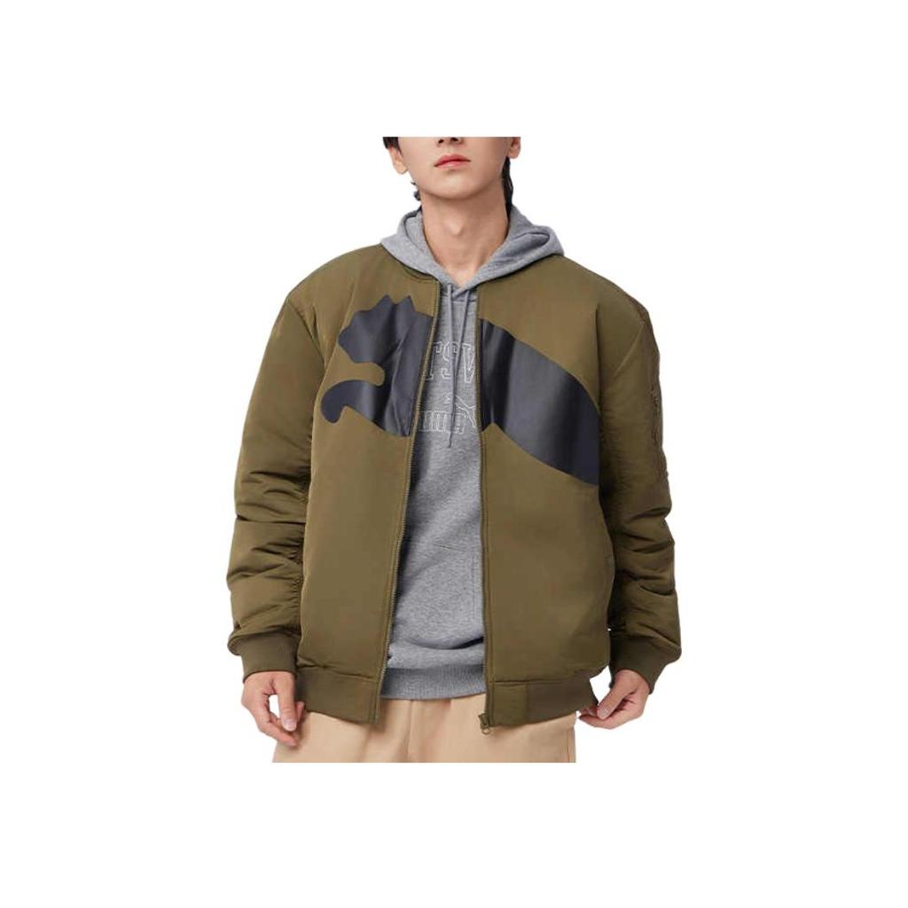 New PUMA Jackets Men's Olive Green 687430-79