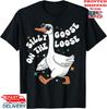 Groovy Alberne Gans Auf Freiem Fuß Meme Retro Gans Clubs T-Shirt, Unisex Tee Unisex T-Shirt