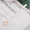 Office Supplies Stationery Cartoon Character Metal Peach Heart Pendant Bookmarks Pagination Mark