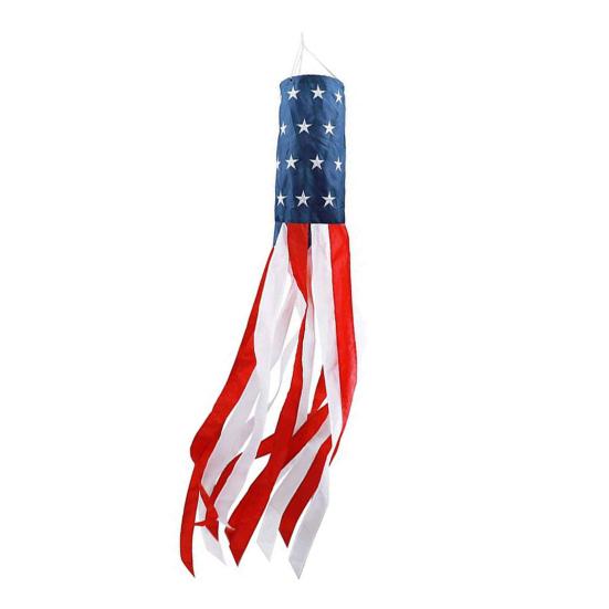 Amerikanische Flagge Windfahne 4. Juli Dekorationen Unabhängigkeitstag Wetterfeste Flagge Patriotische Dekoration für Garten Hof