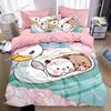 Kawaii Bubu and Dudu 3D Printing Anime Bedding Set Duvet Cover Comforter Bed Single Twin Full King Queen Size Bedding Set Kids74