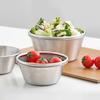 Reborn. J Stainless Steel New Mini Bowl Strainer Set 16cm / Fruit Vegetable Basket Strainer Mixing Bowl