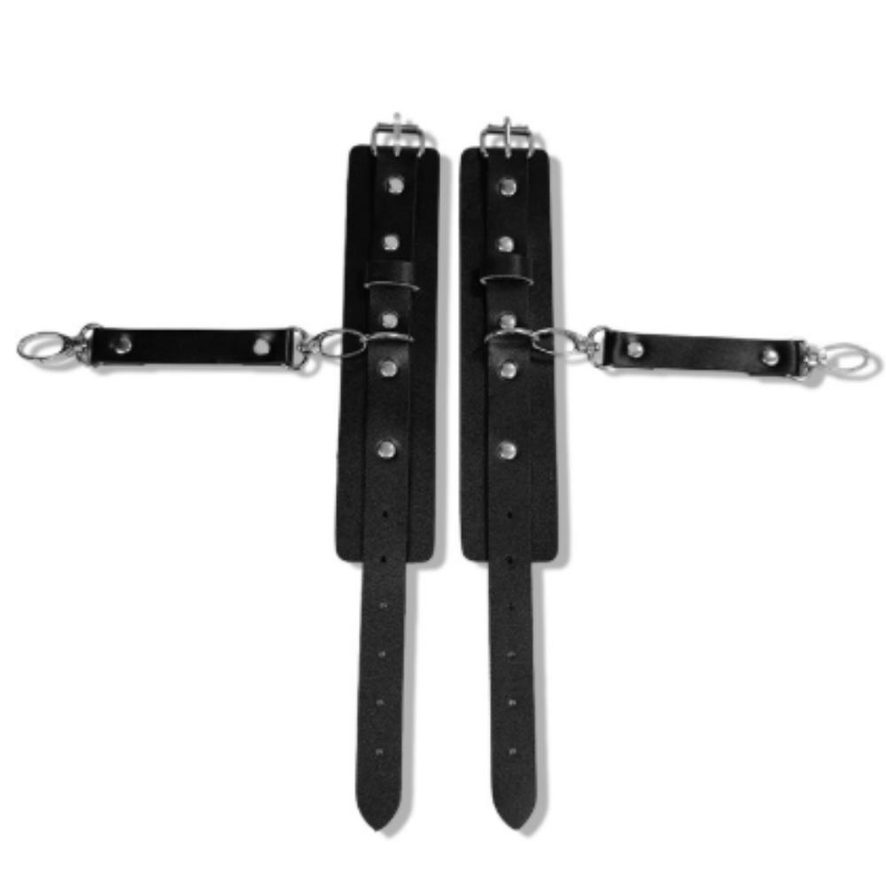 Decopunk Adjustable PU Leather Wrist Ankle Handcuffs Fashion Sex Cuff Belt - Adjustable Restraint for Parties And Games