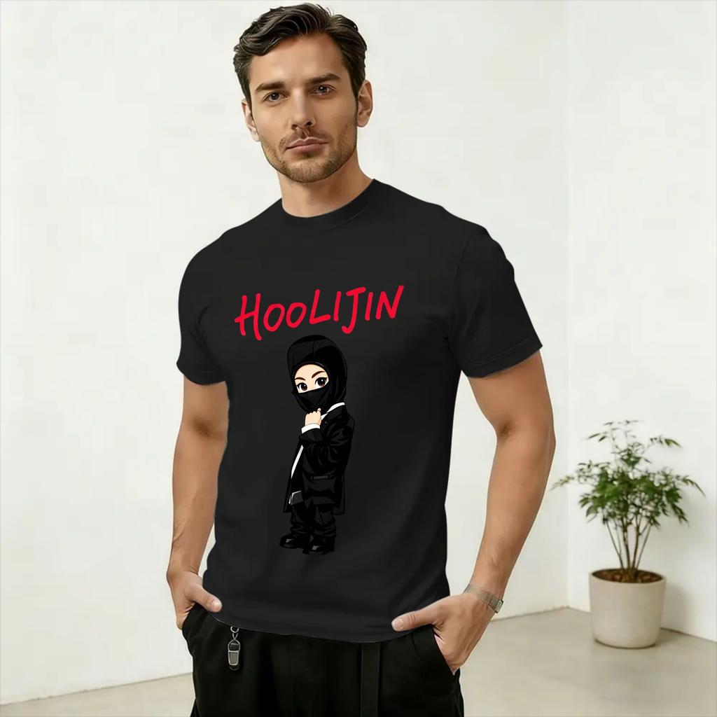 HOOLIJIN 2026 Art Cotton T Shirt For Unisex Summer Classic T Shirts Crew Neck Fashion Tees Oversized Design Tops