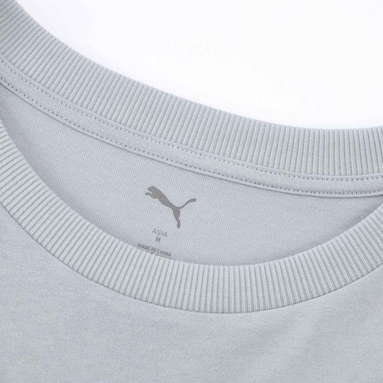 New PUMA Elevatedgraphic SS25 T Shirt Men's Light Gray 20 633788-20