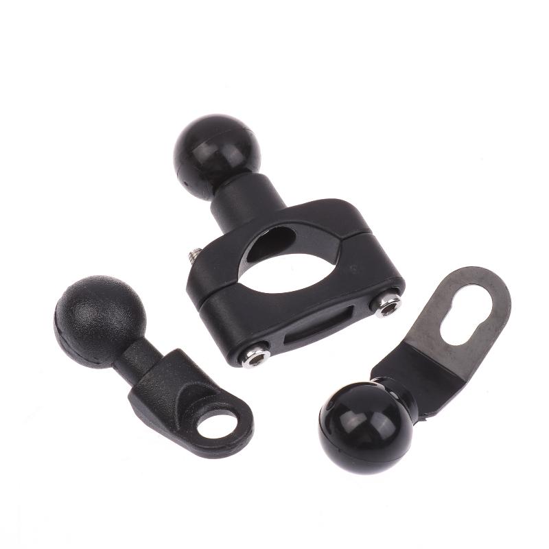 1 Set 2.3Cm Ball Clamp Bracket For Motorbike Phone Holder Pj10/Pj13/Pj18 Motorcycle Handlebar Mount Base Kit Accessories