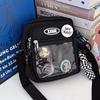 Korean Crossbody Shoulder Bags for Women Men Unisex Transparent Pocket Phone Bag