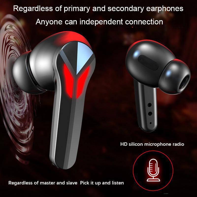 Wireless Earphones Bluetooth Headphones ENC-Calling Noise Cancelling Headset Low Latency HiFi Stereo Earbuds TWS Bluetooth 5.3