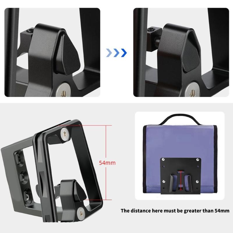 Folding Bicycles Front Carriers Adapter Folding Front Bracket Aluminum Bicycles Bag Rack Mount Base for Folding Bicycles