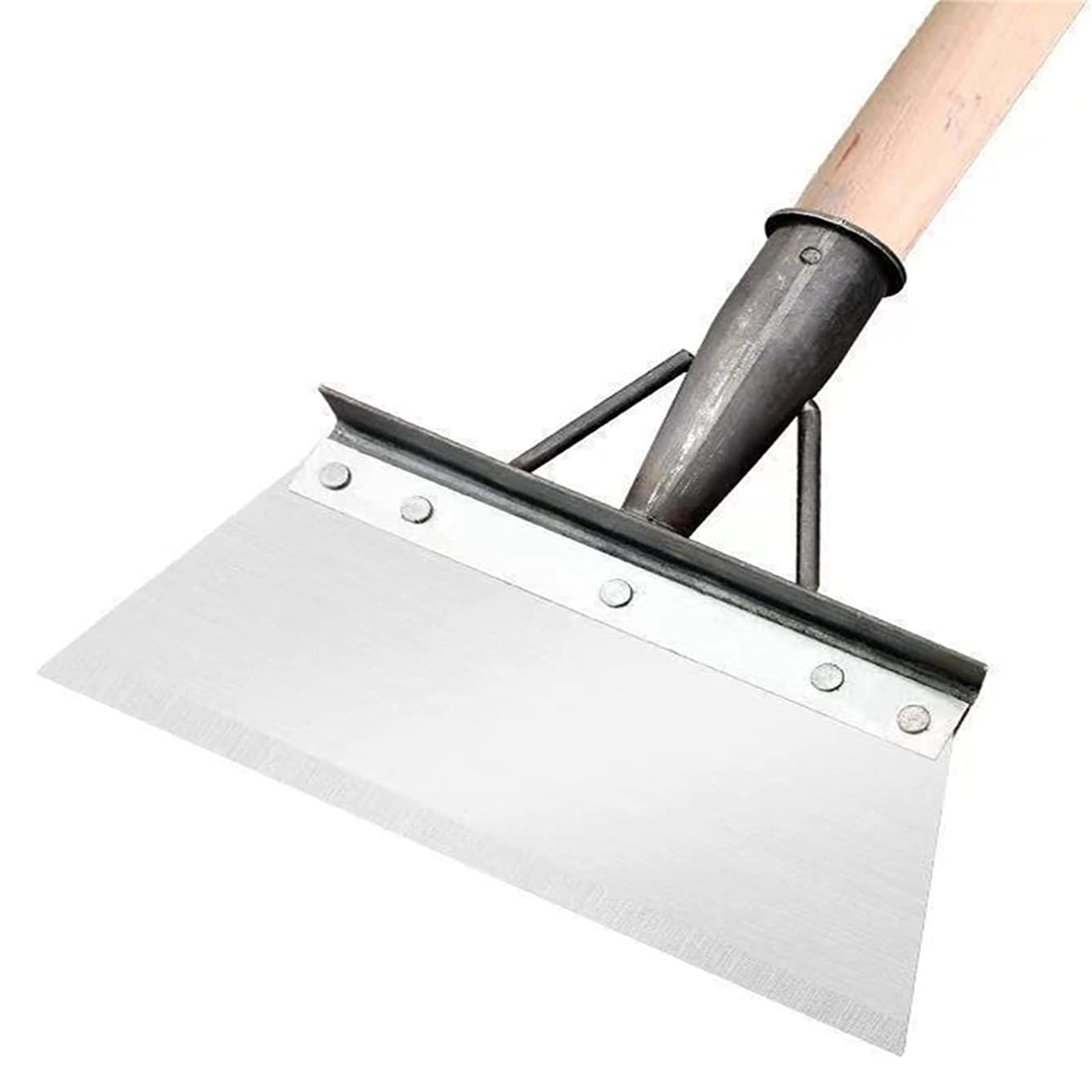 AQWEI Multifunctional Cleaning Shovel, Multi-Functional Outdoor Garden Cleaning Shovel Steel Flat Shovel, Multifunctional Garden Cleaning Shovel 20 cm