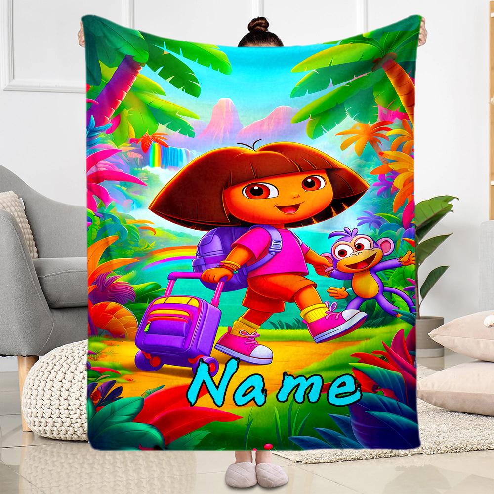 Journey Through Jungle Blanket Comfortable Great for Livingroom Picnics Seaside All-Season Use Modern Style Birthday Christmas Gift Blanket