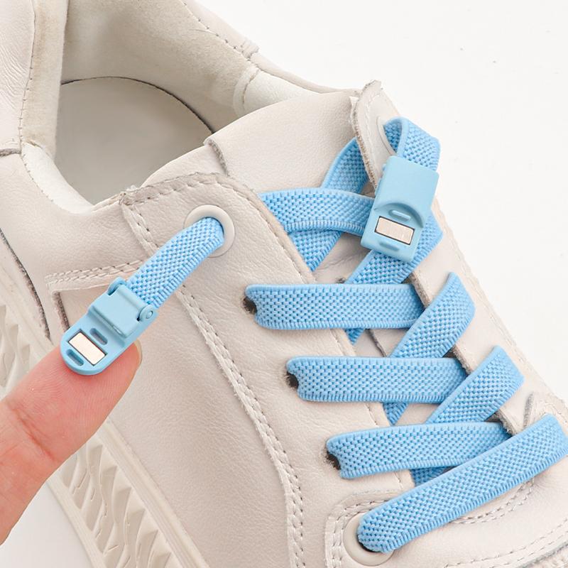 New Magnetic Buckle Shoe Laces No Tie Shoelaces Tieless Shoelace Quick Release Clasp Lock for Sneakers Canvas Casual Shoe Boots