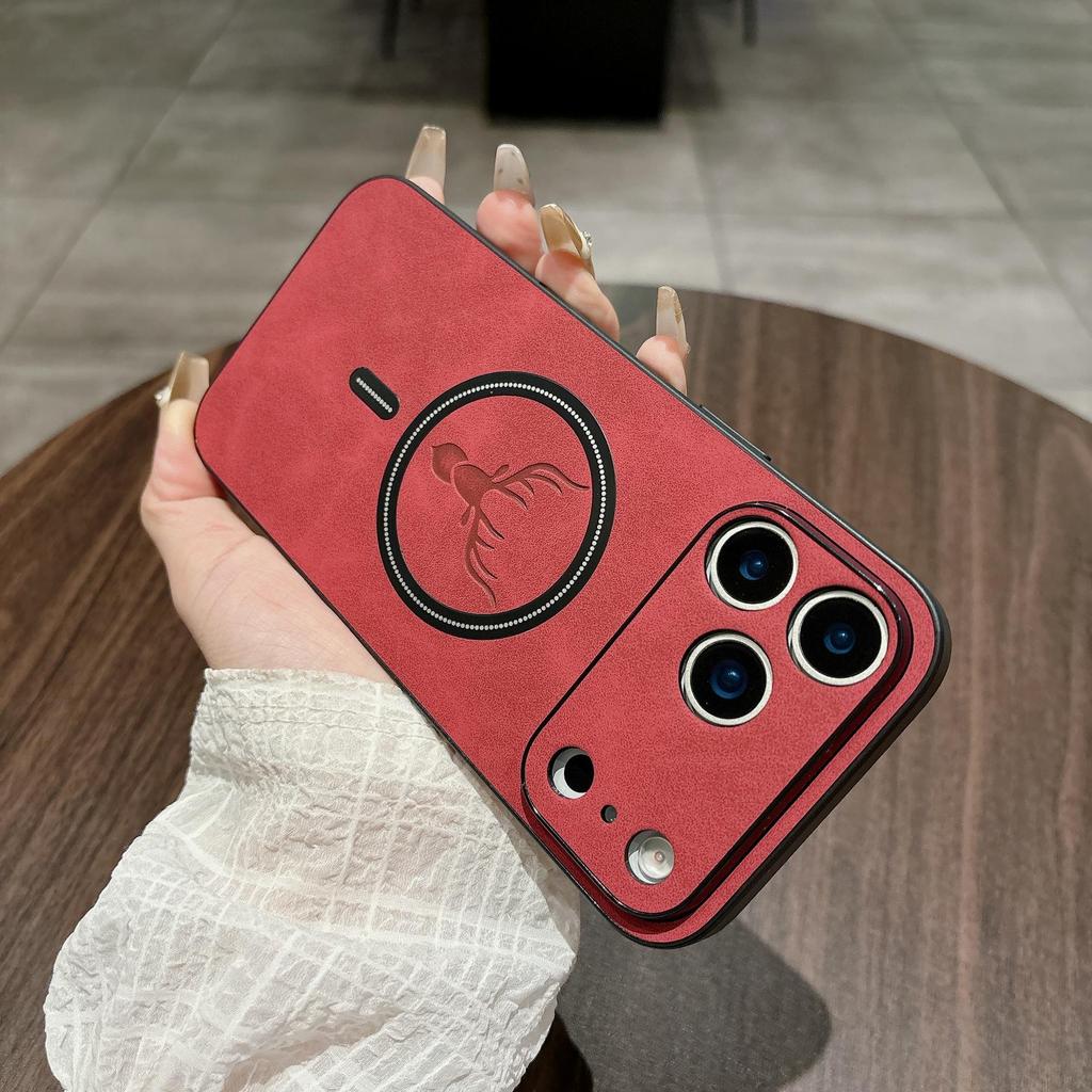 Lux Suede Case for Apple 16 Pro Max & 17 Pro - Elk Magnetic Protection