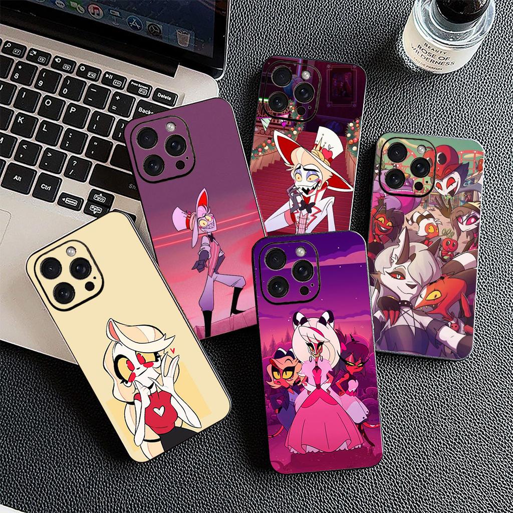 Cover for Apple iPhone 17 Pro XS Max Air 6 7 8 Plus 5 + SE 2022 SE2 16E Phone Case Alastor H-Hazbins Charile Hotels Angel Dust
