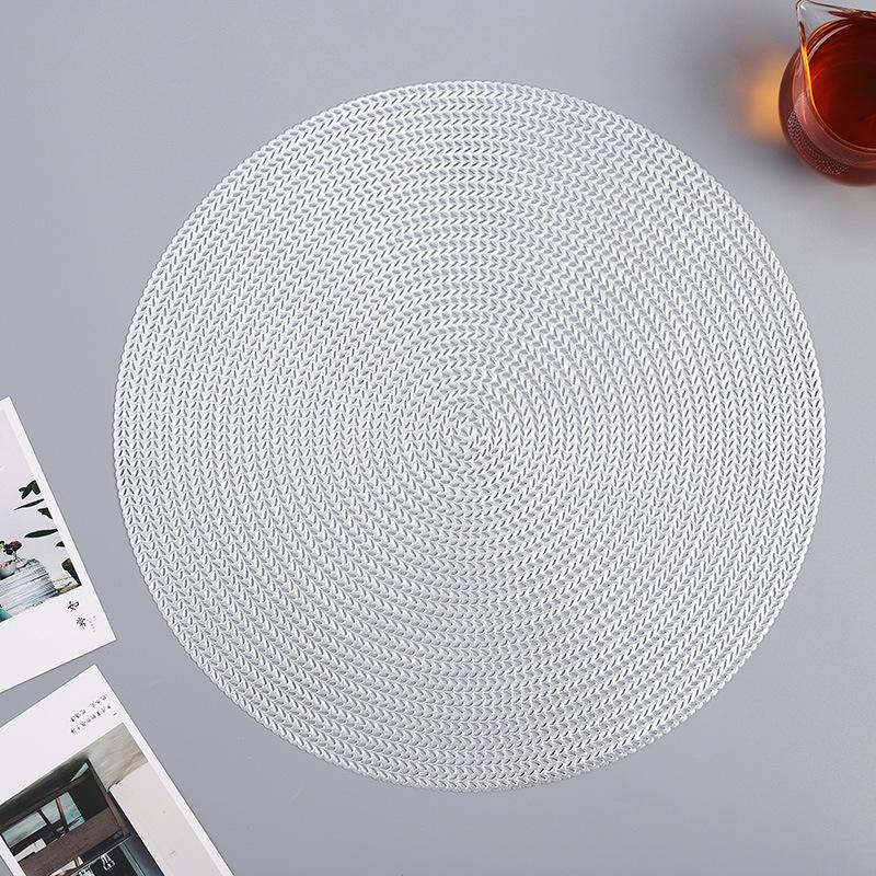 

2024 Легкий Роскошный коврик для еды из ПВХ 38 см с выемками из пшеничных ушей, теплоизоляция, оригинальный коврик для обеденного стола, декоративный коврик для шкафа