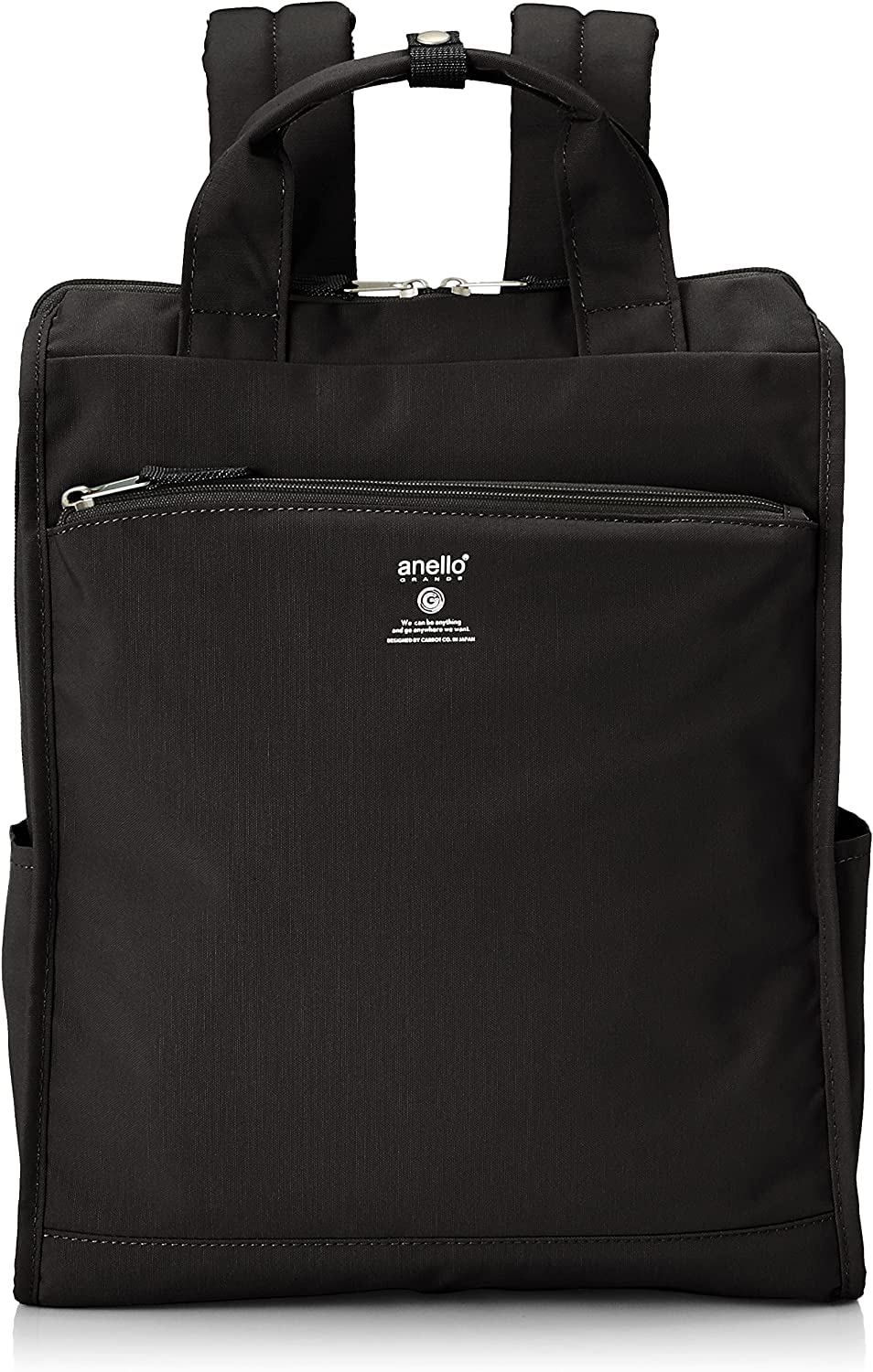 

Anello Grande CABIN GTM0171Z Backpack, A4 Size, Lightweight, Water-Repellent, Multi-Storage, Dark Black