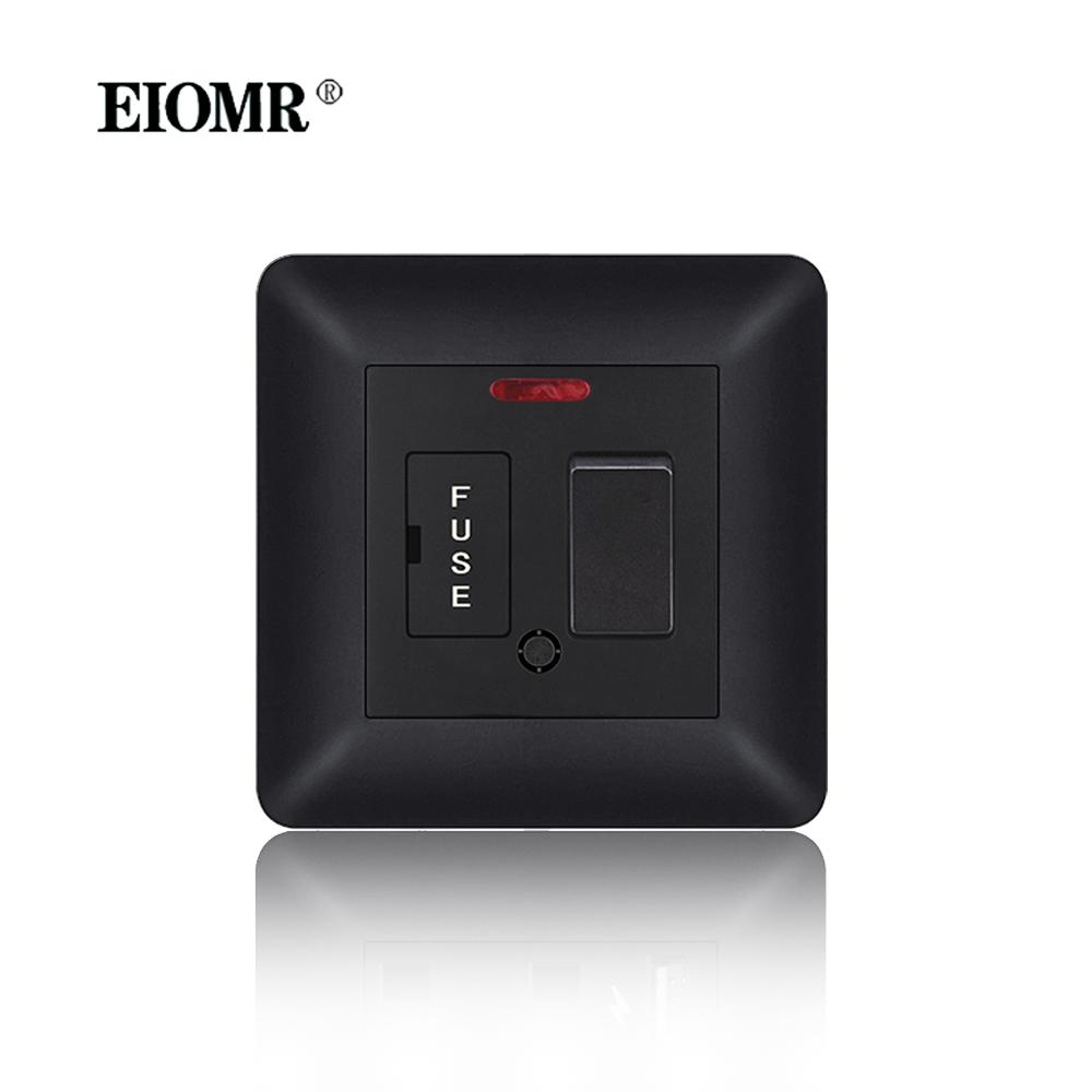EIOMR France Standards Grounded Wall Socket 16A 250V with USB and Type-C Port Quality Curved Flame Retardant Panel Power Socket