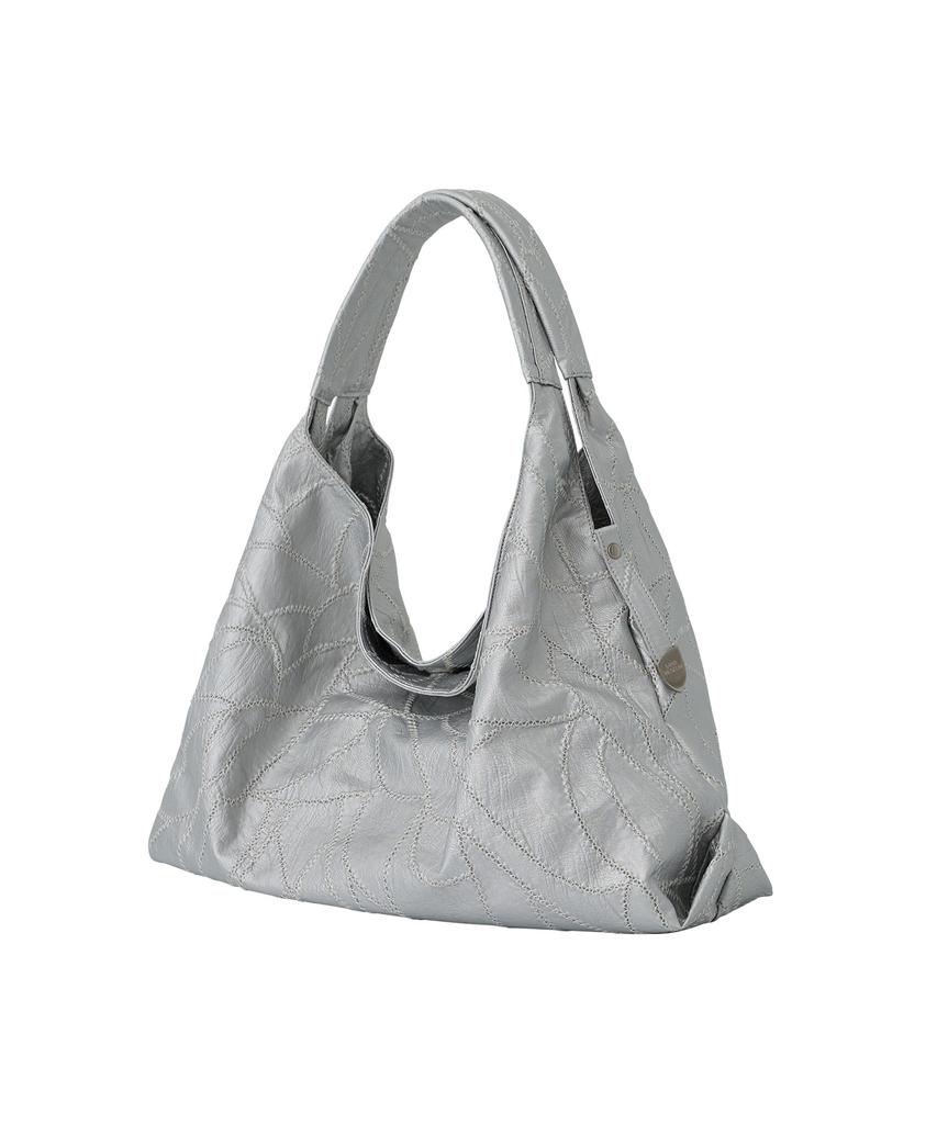 Sand Museum Cactus Hobo Bag [Silver]