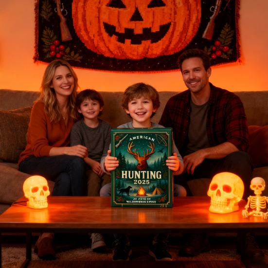 American Hunting Advent Calendar 2025 24-Day Countdown Box for Christmas Fun Multifunctional Holiday Decoration for Kids