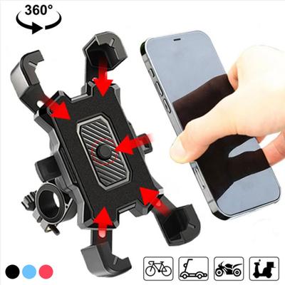 360 ° drehbarer elektrischer Fahrradtelefonhalter für iPhone Xiaomi Reiten MTB Bike Moto Motorradständer Halterung Rutschfestes Radfahren