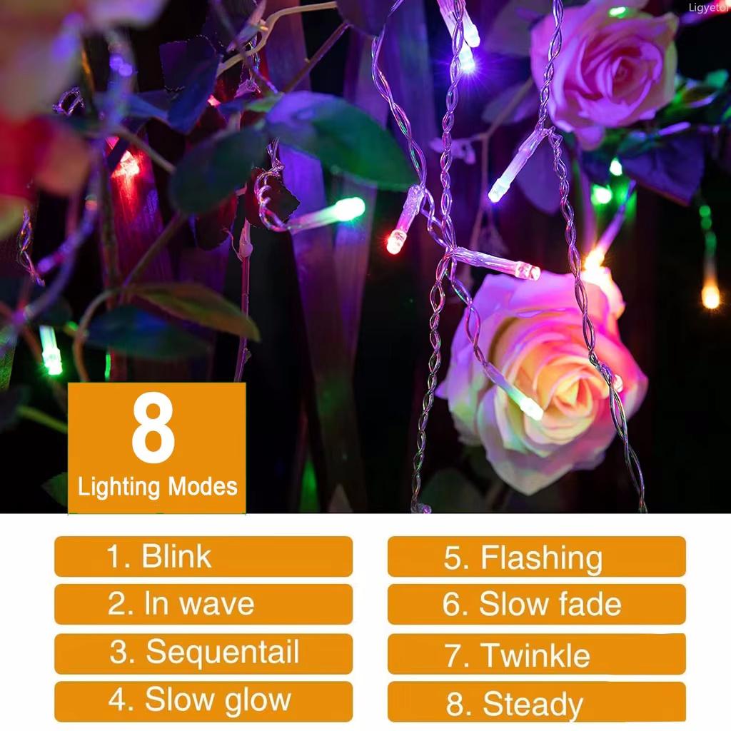 LED Solar String Light Outdoor Garden Fairy Lights Led Twinkle Waterproof Lamp for Christmas Party Decor 3.5M Garden Garlands