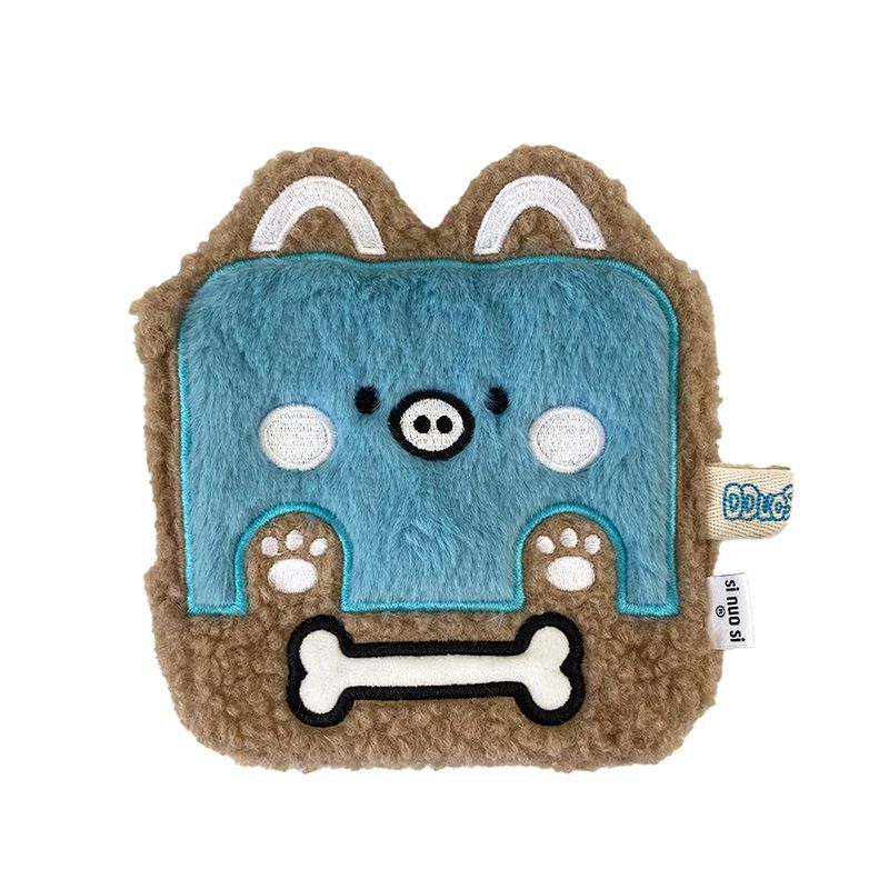 Pet Dog Sound-making Toy with Vibrating Paper, Soft Fur, Cartoonish Design To Relieve Boredom. Corgi, Terrier Puppies, Interactive Toy, Amazing!