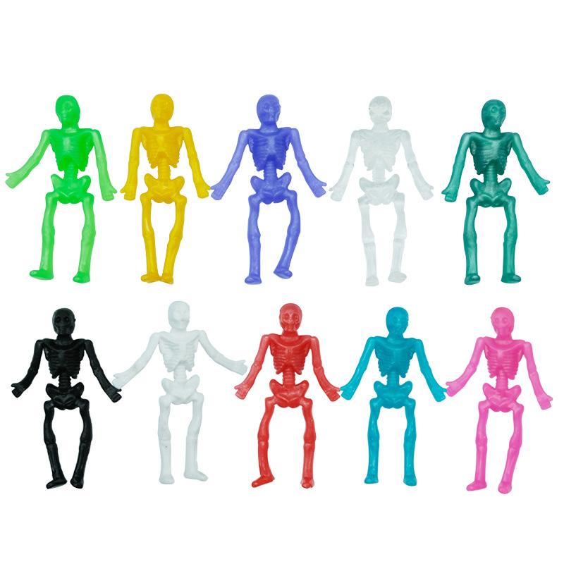 

15PCS Halloween Stretchy Toys Sticky Hands Spider Webs Skeletons Party Favors for Kids Halloween Goodie Bag Fillers Game Prizes 15pcs