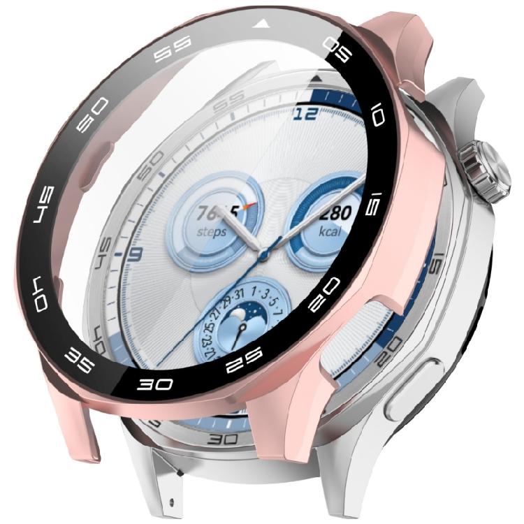 Full Coverage Smartwatch Case Scale Engraves Smartwatch Protections Integrated Screen Protector Suitable for Watch GT5