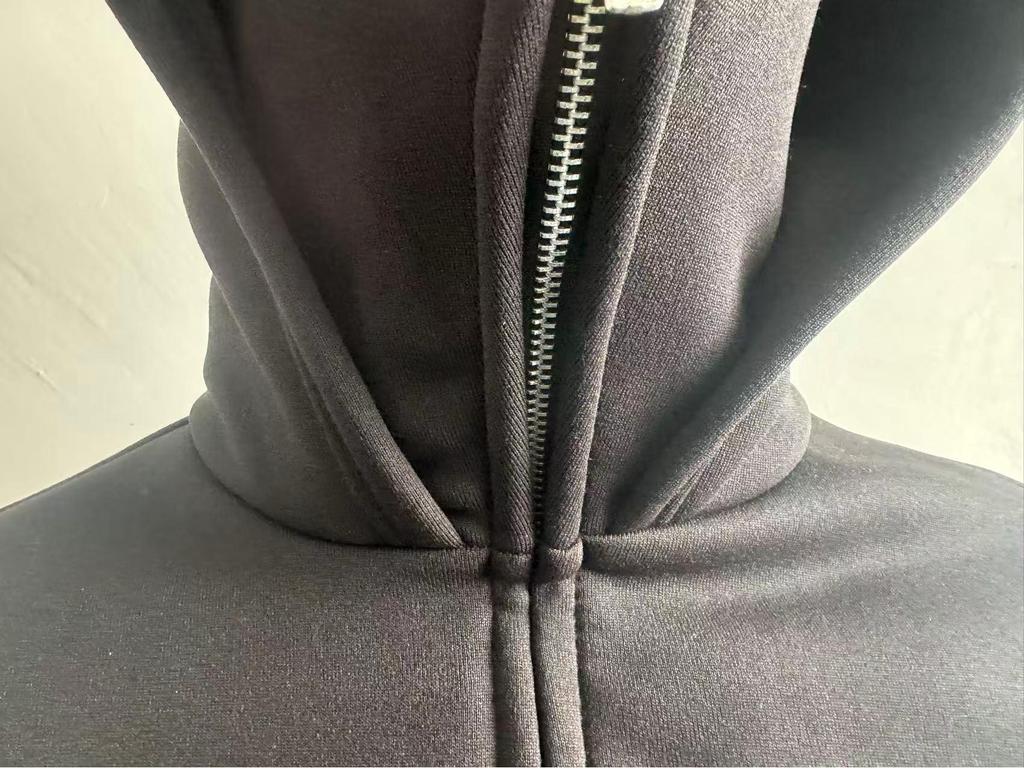 2025 Men's Double-Hooded Sweatshirt Jacket - New Spring Fashion, 250g