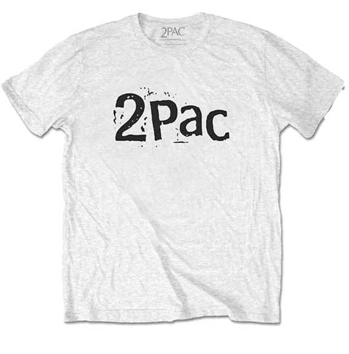 White Tupac Shakur Changes Logo Official Tee T-Shirt Mens Unisex L
