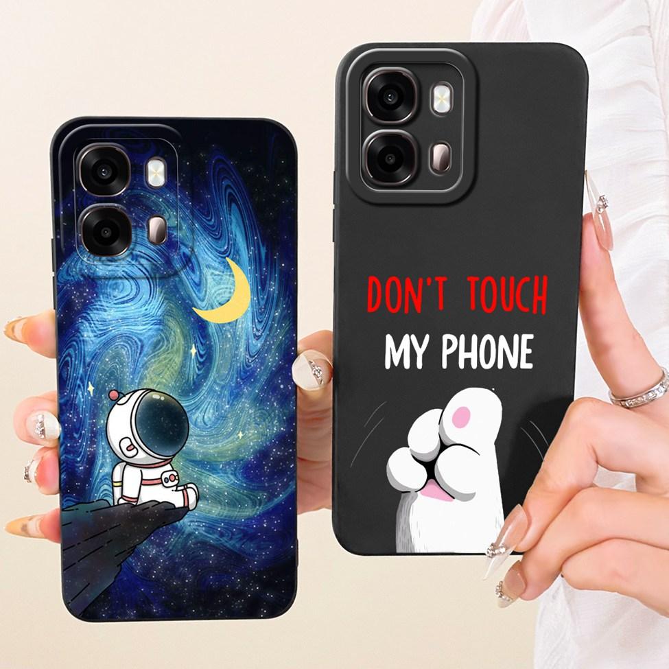 For Oppo A6s 5G CPH2789 Cover For Oppo A6s 4G CPH2815 Casing Silicone Luxury Fashion Kawaii Cute Painted Shockproof Phone Case