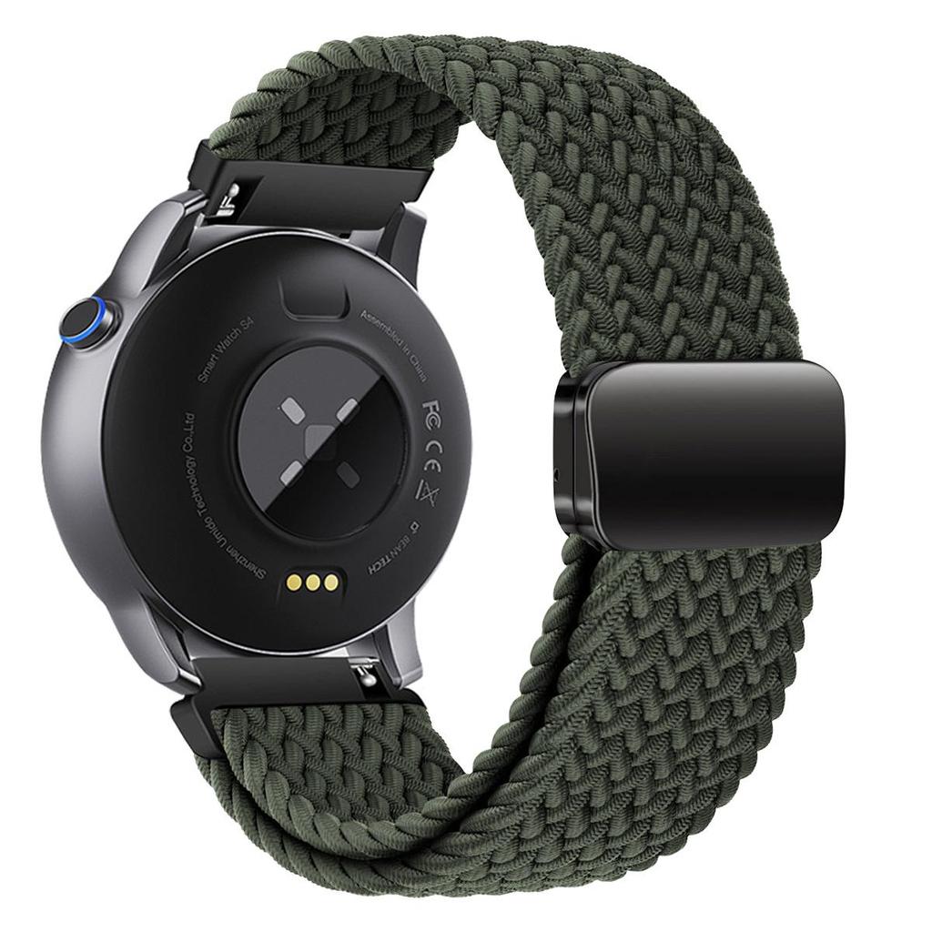 Universal Woven Nylon Magnetic Buckle Watch Band for Huawei/Samsung - 18mm, 20mm, 22mm