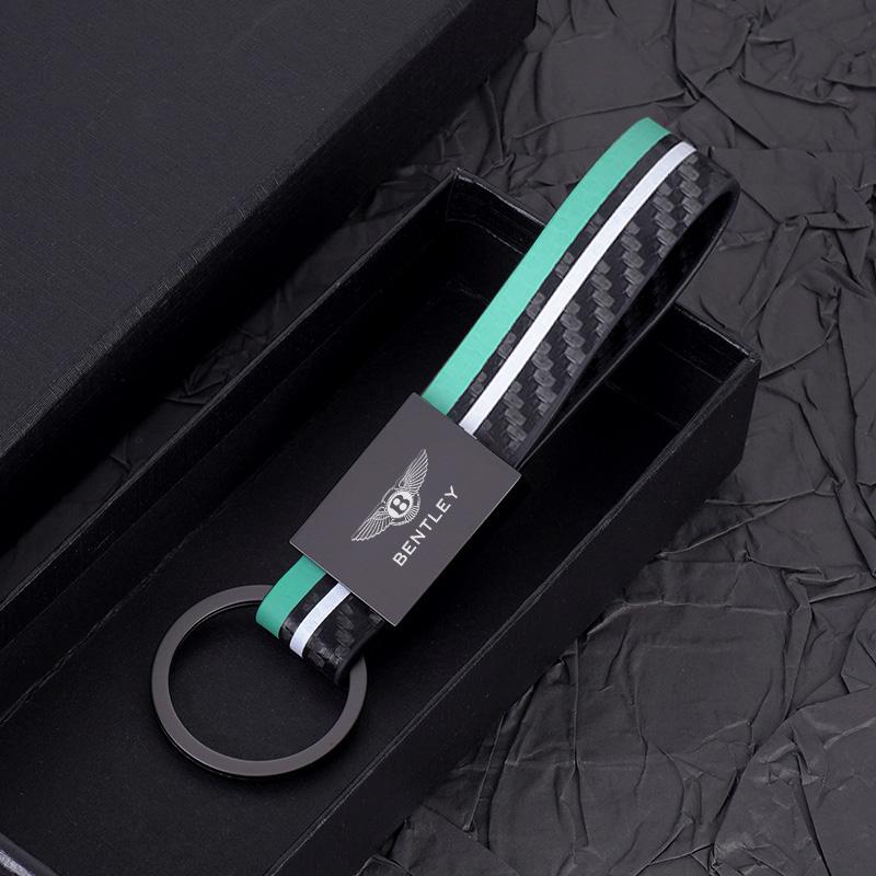 1PC Luxury B-Bentley-B Badge Car Keychain Keyring Key Chain For Bentley Flying Spur Continental GT Bentayga Mulsanne Accessories