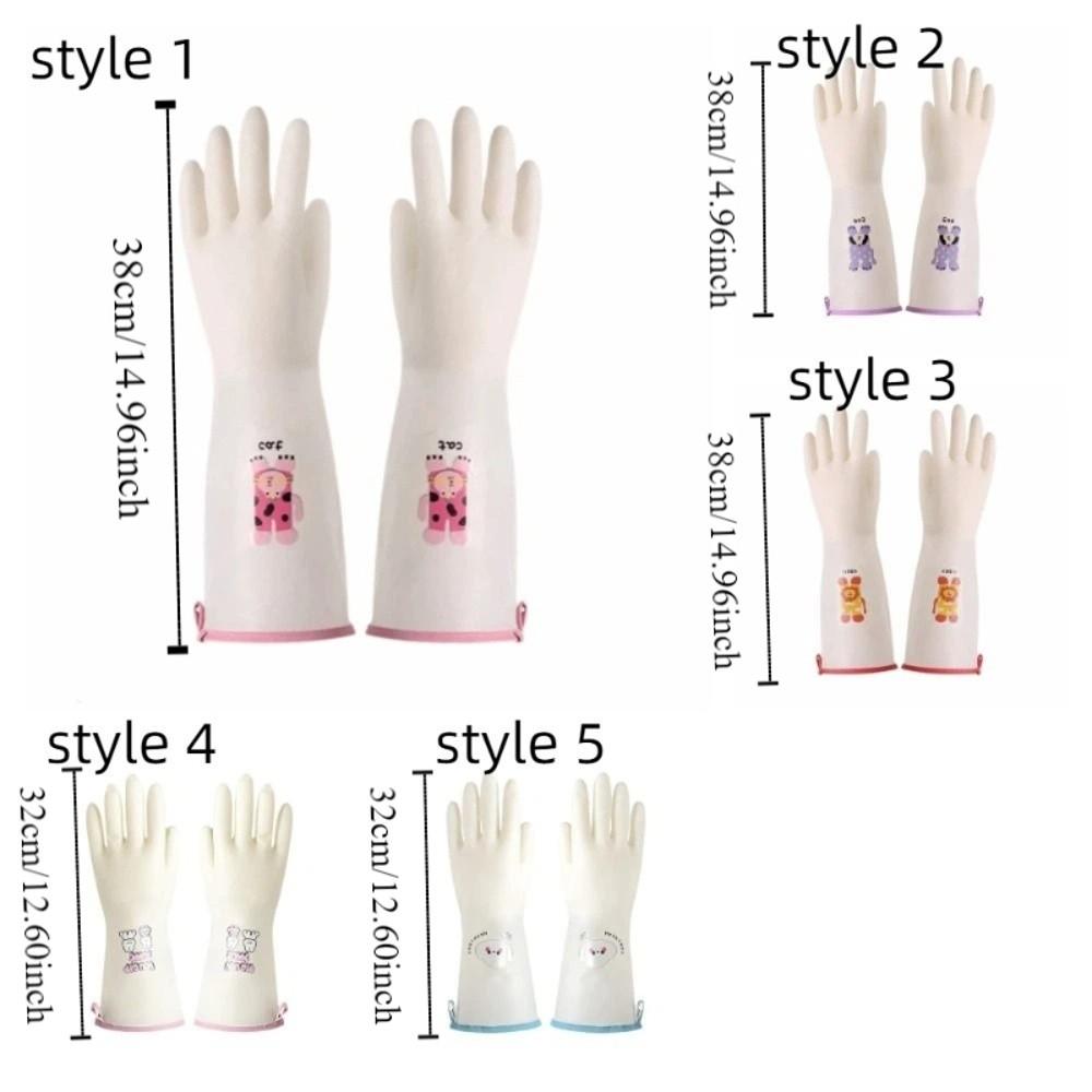 Tear-resistant Cleaning Gloves Thickened Kitchen Gloves Laundry Gloves  Kitchen Use